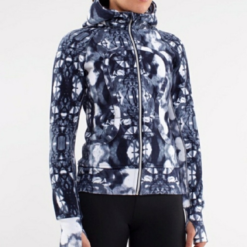 Rare lululemon athletica inkblot Scuba Hoodie